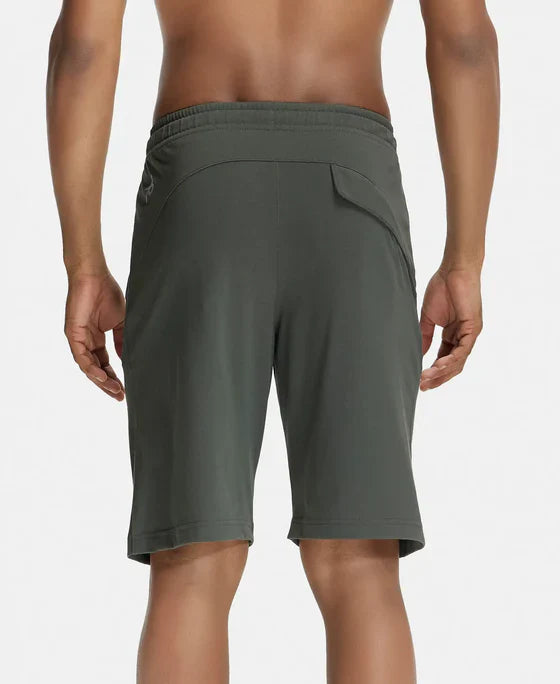 Jockey SP26 Men's Super Combed Cotton Rich Regular Fit Shorts with StayFresh Treatment