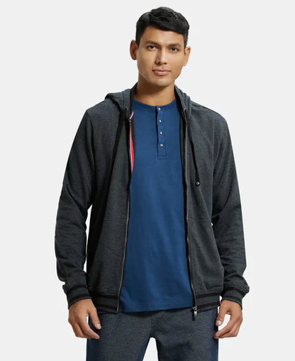 Jockey UM05  Men's Super Combed Cotton French Terry Hoodie Jacket