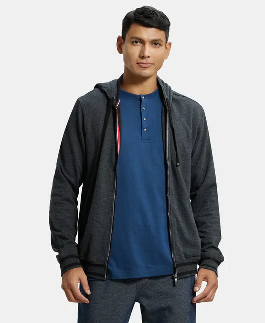 Jockey UM05  Men's Super Combed Cotton French Terry Hoodie Jacket
