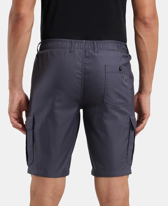 Jockey UM17 Men's Super Combed Mercerised Cotton Woven Straight Fit Cargo Shorts