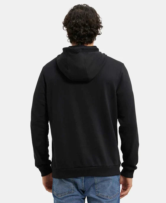 Jockey UM54 Men's Super Combed Cotton Rich French Terry Hoodie Sweatshirt with Ribbed Cuffs