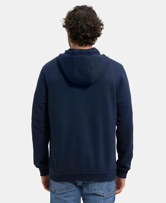 Jockey UM54 Men's Super Combed Cotton Rich French Terry Hoodie Sweatshirt with Ribbed Cuffs