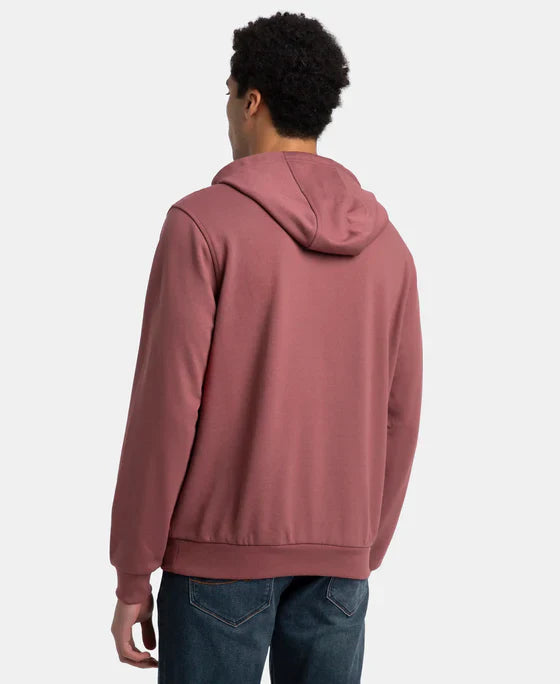Jockey UM54 Men's Super Combed Cotton Rich French Terry Hoodie Sweatshirt with Ribbed Cuffs