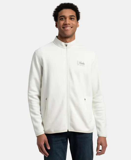 Jockey UM55 Men's Super Combed Cotton Rich Fleece Jacket with StayWarm Technology