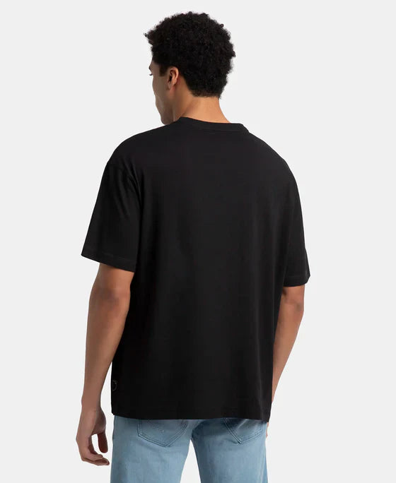 Jockey US81 Men's Super Combed Cotton Rich Graphic Printed Round Neck Half Sleeve T-Shirt (ASSORTED PRINTS)