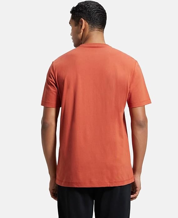 Jockey US81 Men's Super Combed Cotton Rich Graphic Printed Round Neck Half Sleeve T-Shirt (ASSORTED PRINTS)