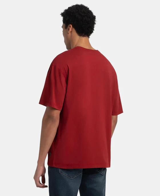 Jockey US81 Men's Super Combed Cotton Rich Graphic Printed Round Neck Half Sleeve T-Shirt (ASSORTED PRINTS)