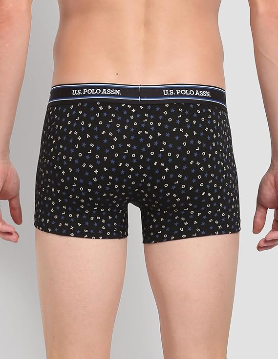 U.S POLO ASSN. All Over Print Ribbed Jersey I616 Trunks