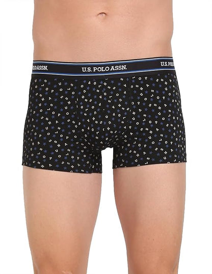 U.S POLO ASSN. All Over Print Ribbed Jersey I616 Trunks