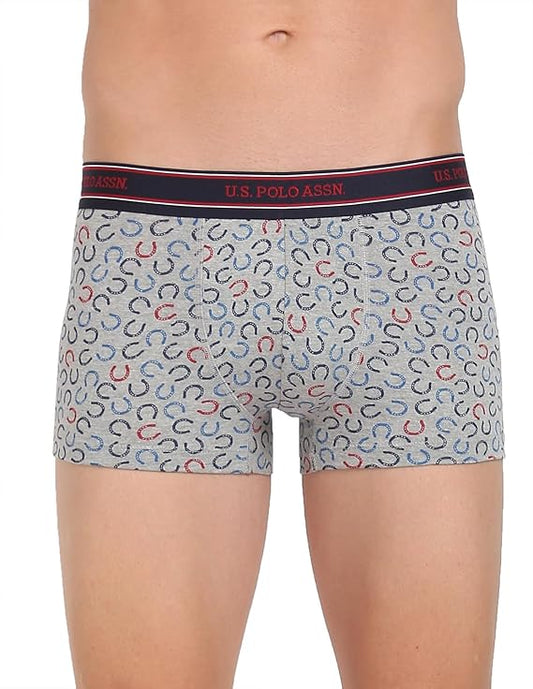 U.S POLO ASSN. All Over Print Ribbed Jersey I616 Trunks