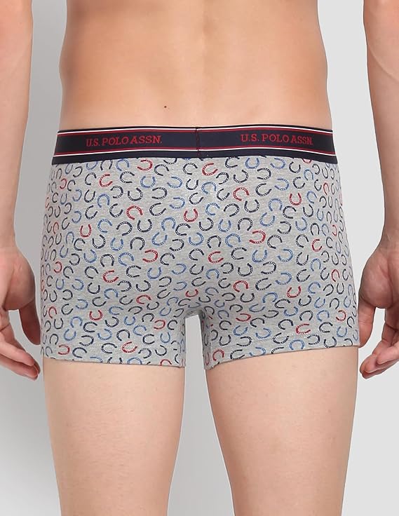 U.S POLO ASSN. All Over Print Ribbed Jersey I616 Trunks