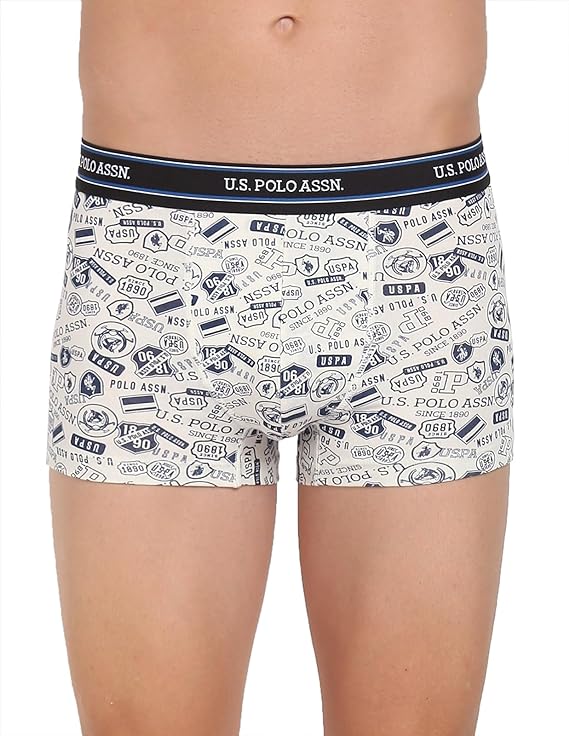 U.S POLO ASSN. All Over Print Ribbed Jersey I616 Trunks