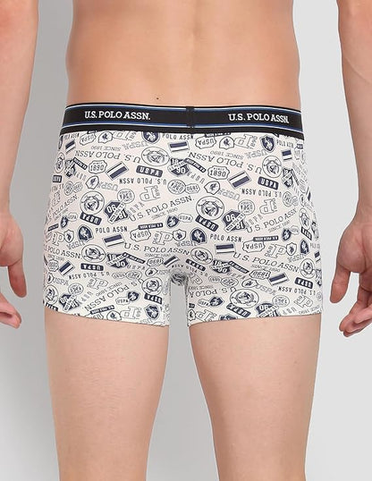U.S POLO ASSN. All Over Print Ribbed Jersey I616 Trunks