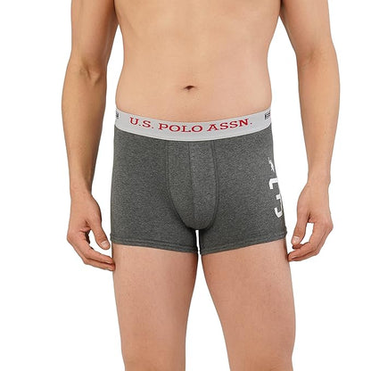 U.S. Polo Assn. Men's Numeric Print Cotton Stretch I015 Trunks