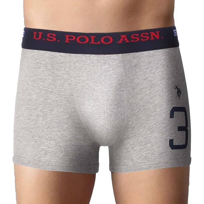 U.S. Polo Assn. Men's Numeric Print Cotton Stretch I015 Trunks