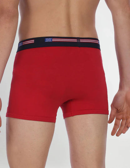 U.S. Polo Assn. Men's Numeric Print Cotton Stretch I015 Trunks