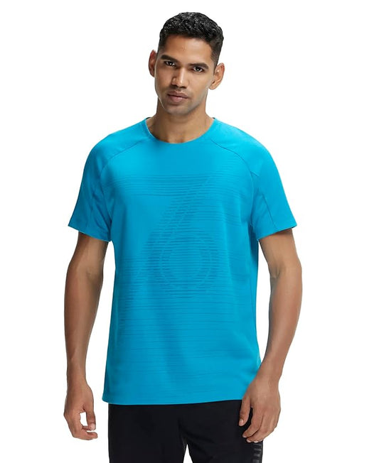Jockey MV02  Men's Super Combed Cotton Blend Graphic Printed Round Neck Half Sleeve T-Shirt with Stay Fresh Treatment