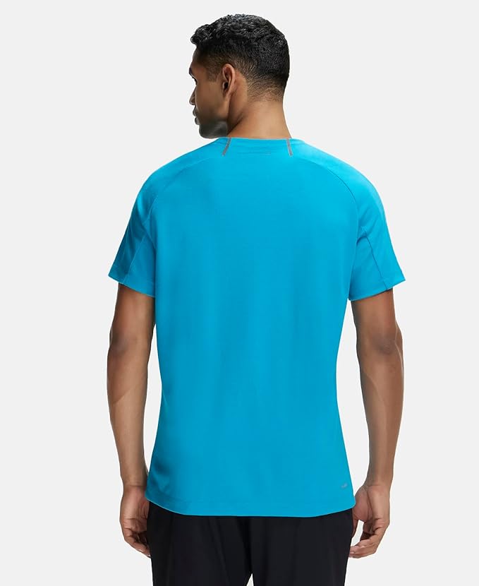 Jockey MV02  Men's Super Combed Cotton Blend Graphic Printed Round Neck Half Sleeve T-Shirt with Stay Fresh Treatment