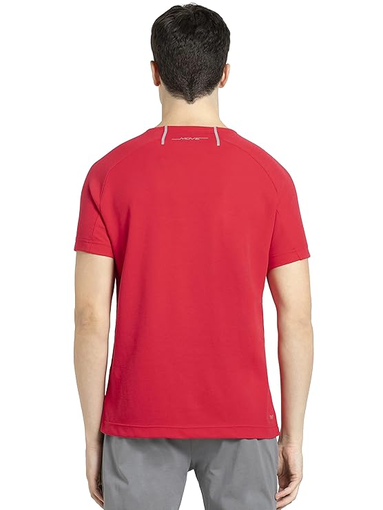 Jockey MV02  Men's Super Combed Cotton Blend Graphic Printed Round Neck Half Sleeve T-Shirt with Stay Fresh Treatment